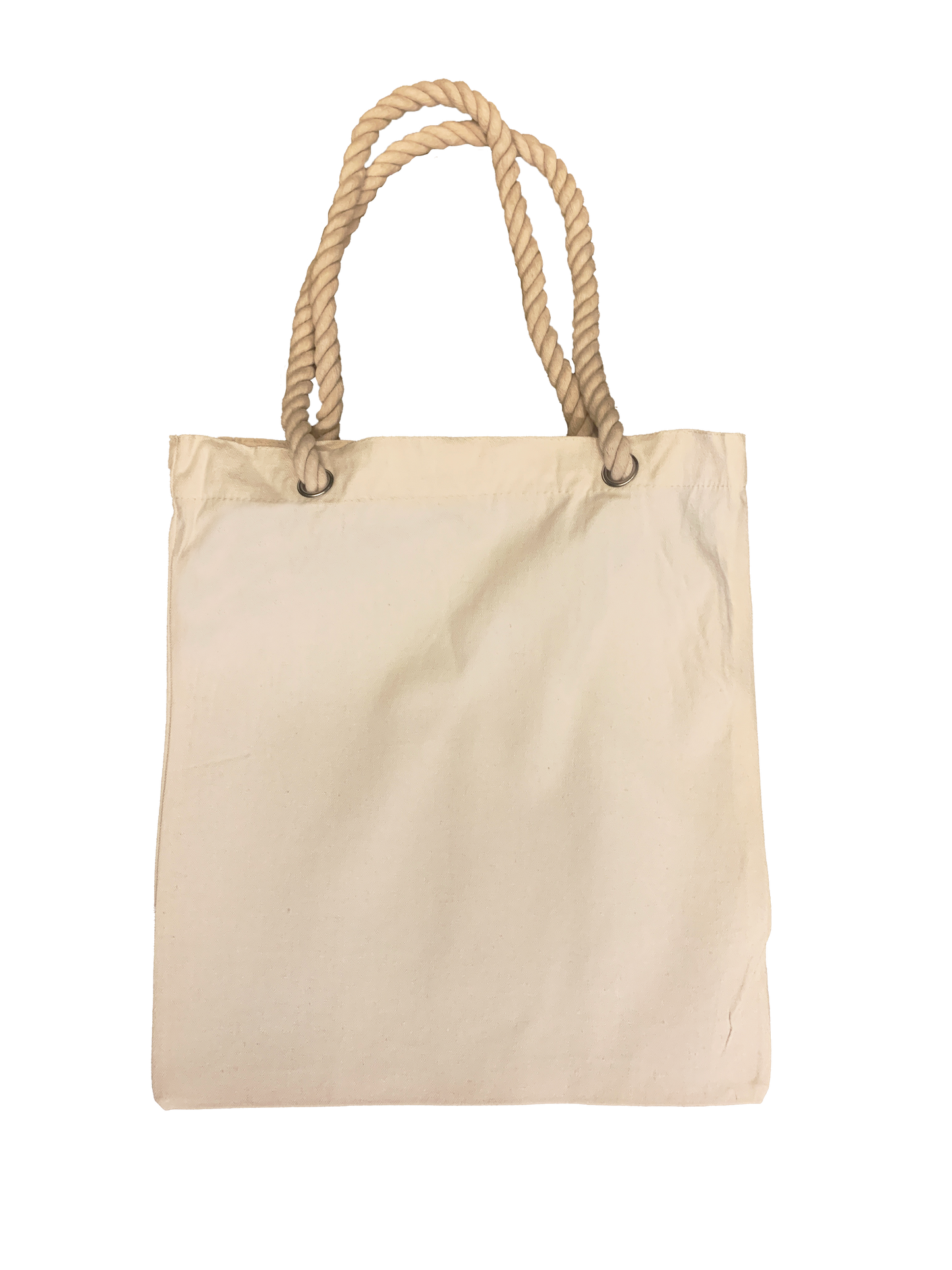 CANVAS ROPE HANDLE TOTE