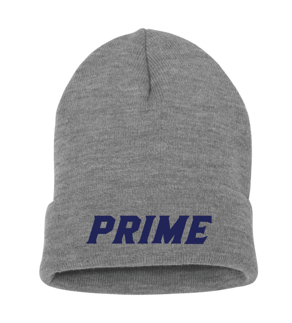 PRIME EMBROIDERED CUFF BEANIE