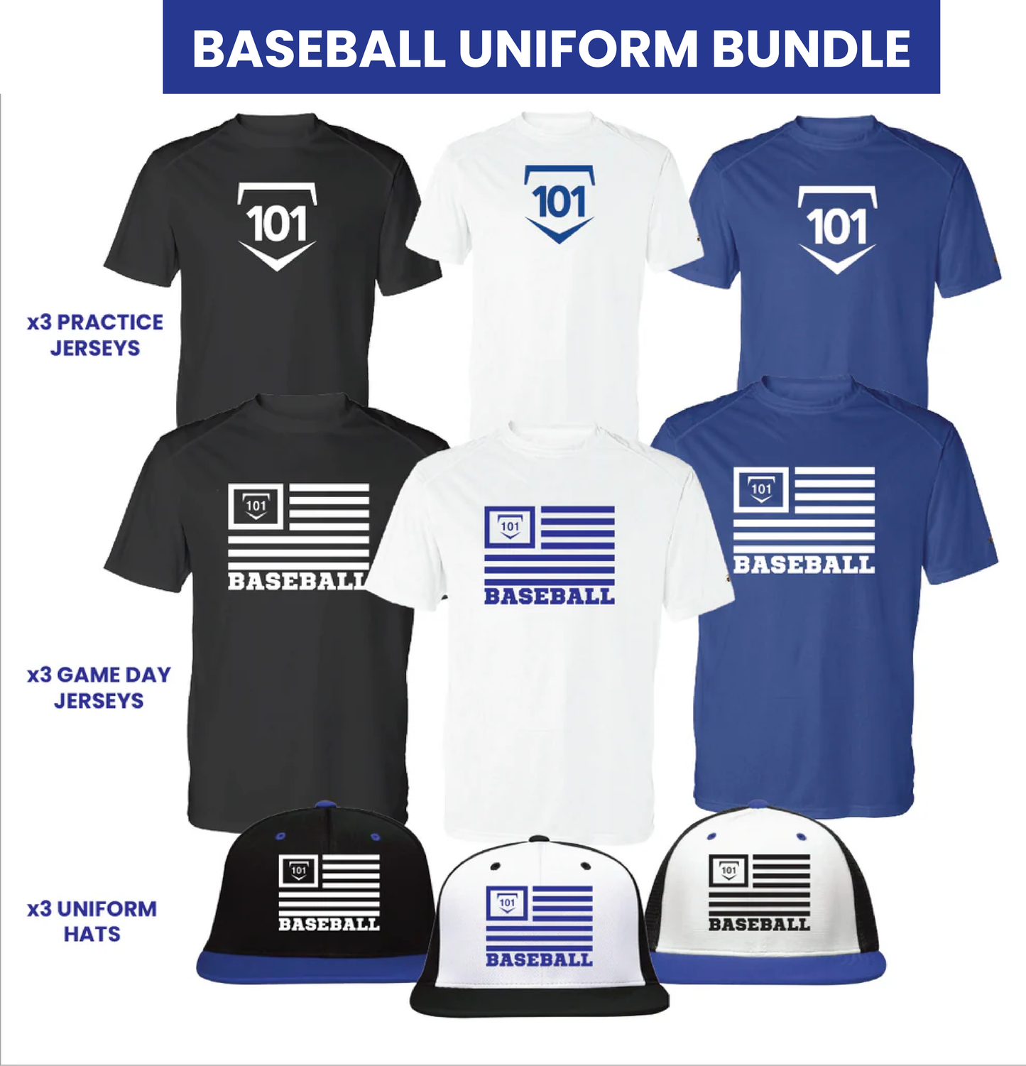 BASEBALL MANDATORY UNIFORM BUNDLE