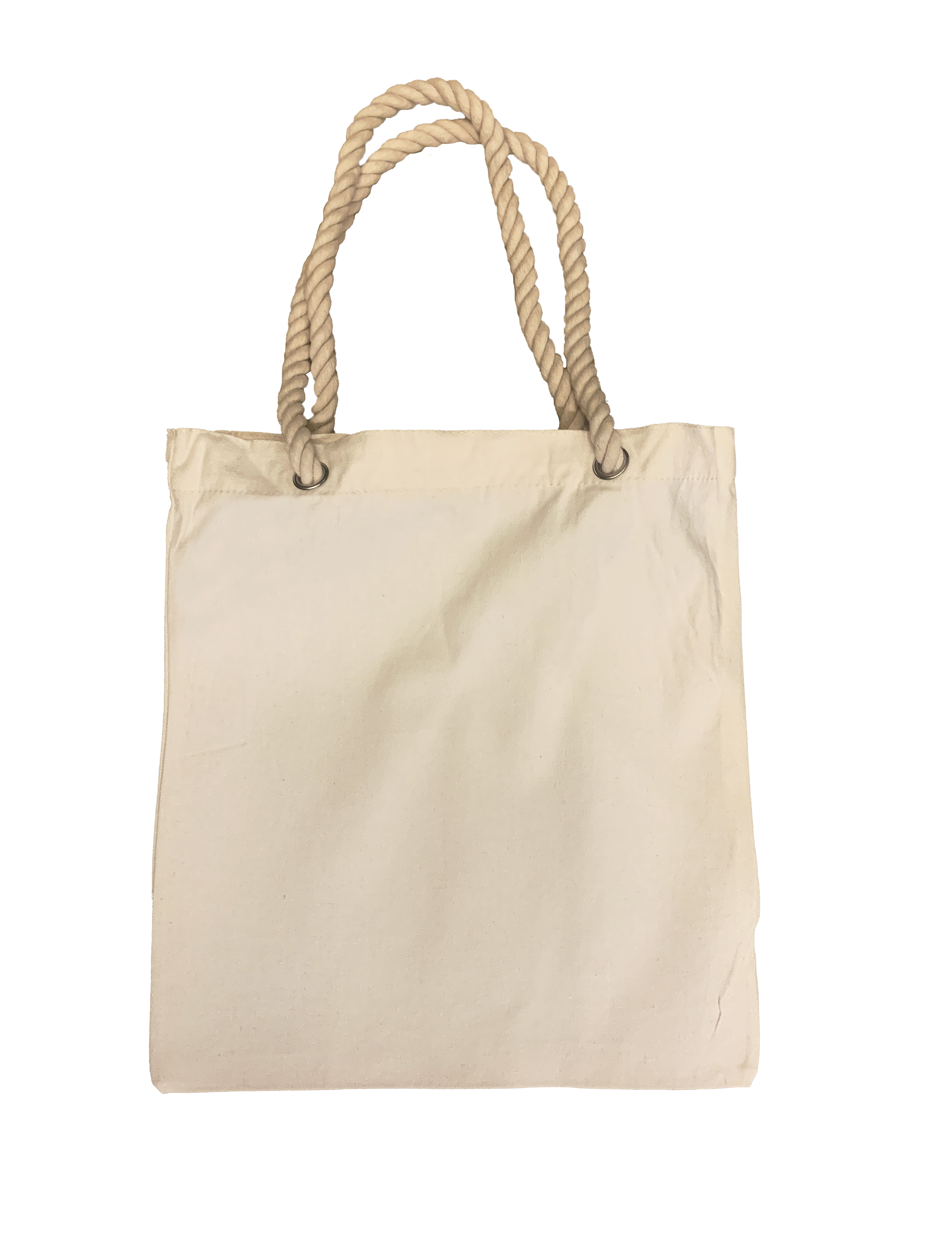 Canvas Rope Handle Tote - Screen Print